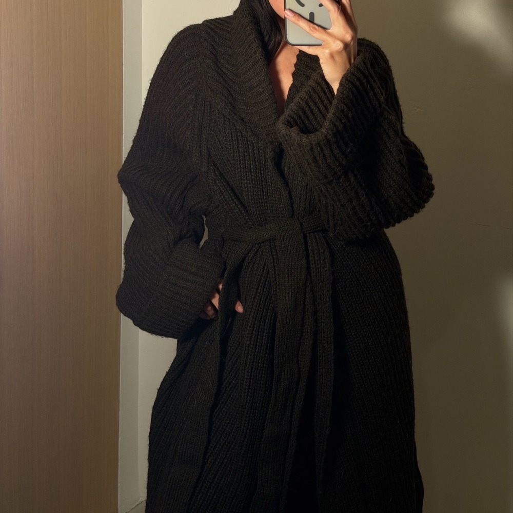 Sanctuary Dark Brown Knit Cardigan